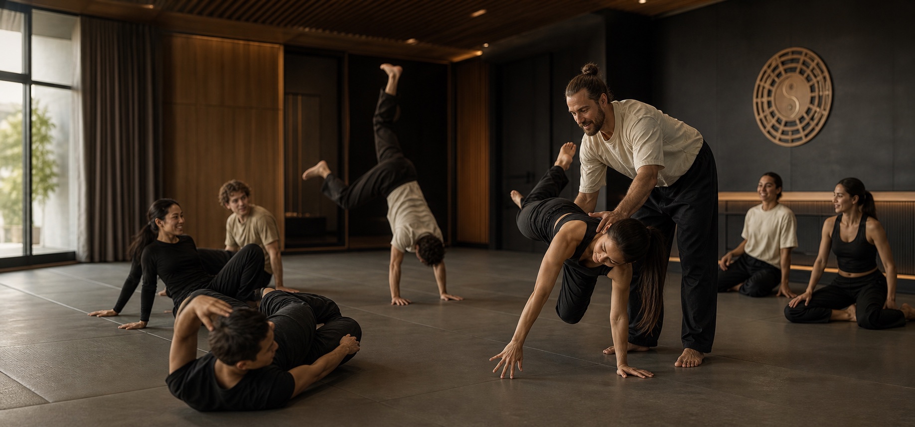 Akrobatik Training mit Kraft und Balance